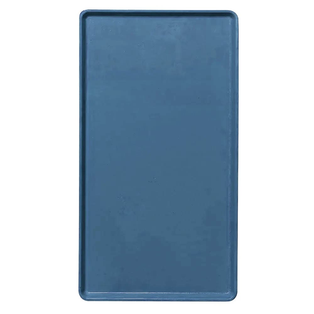 144-1220D401 Rectangular Dietary Tray - For Patient Feeding, 12" x 20", Slate Blue