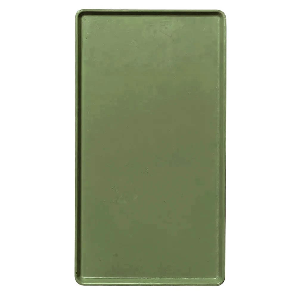 144-1220D428 Rectangular Dietary Tray - For Patient Feeding, 12" x 20", Olive Green