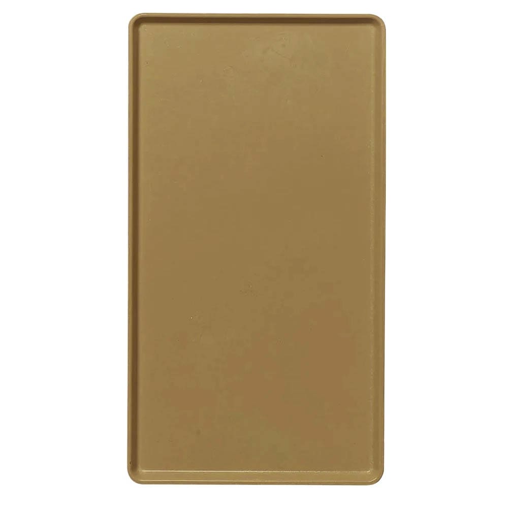 144-1220D513 Rectangular Dietary Tray - For Patient Feeding, 12" x 20", Bay Leaf Brown