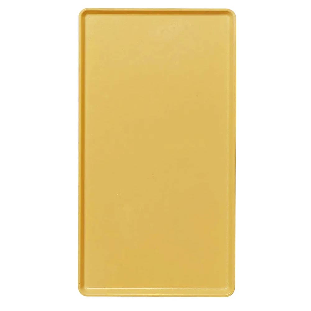 144-1220D504 Rectangular Dietary Tray - For Patient Feeding, 12" x 20", Mustard