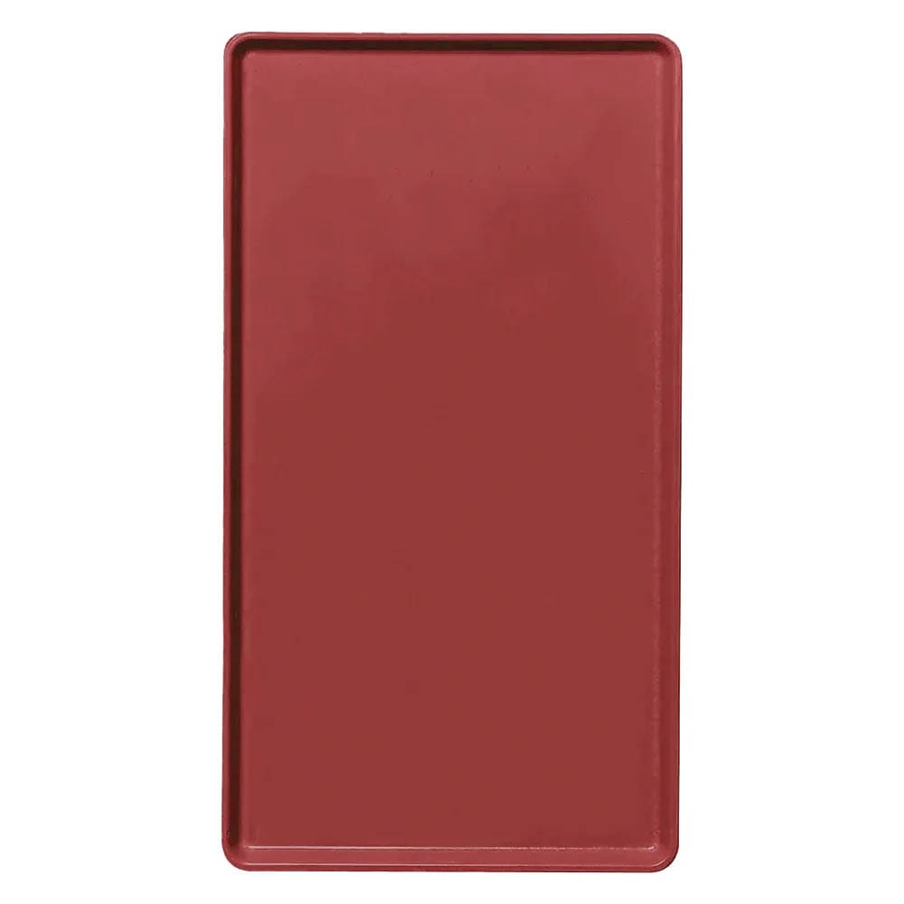 144-1220D505 Rectangular Dietary Tray - For Patient Feeding, 12" x 20", Cherry Red