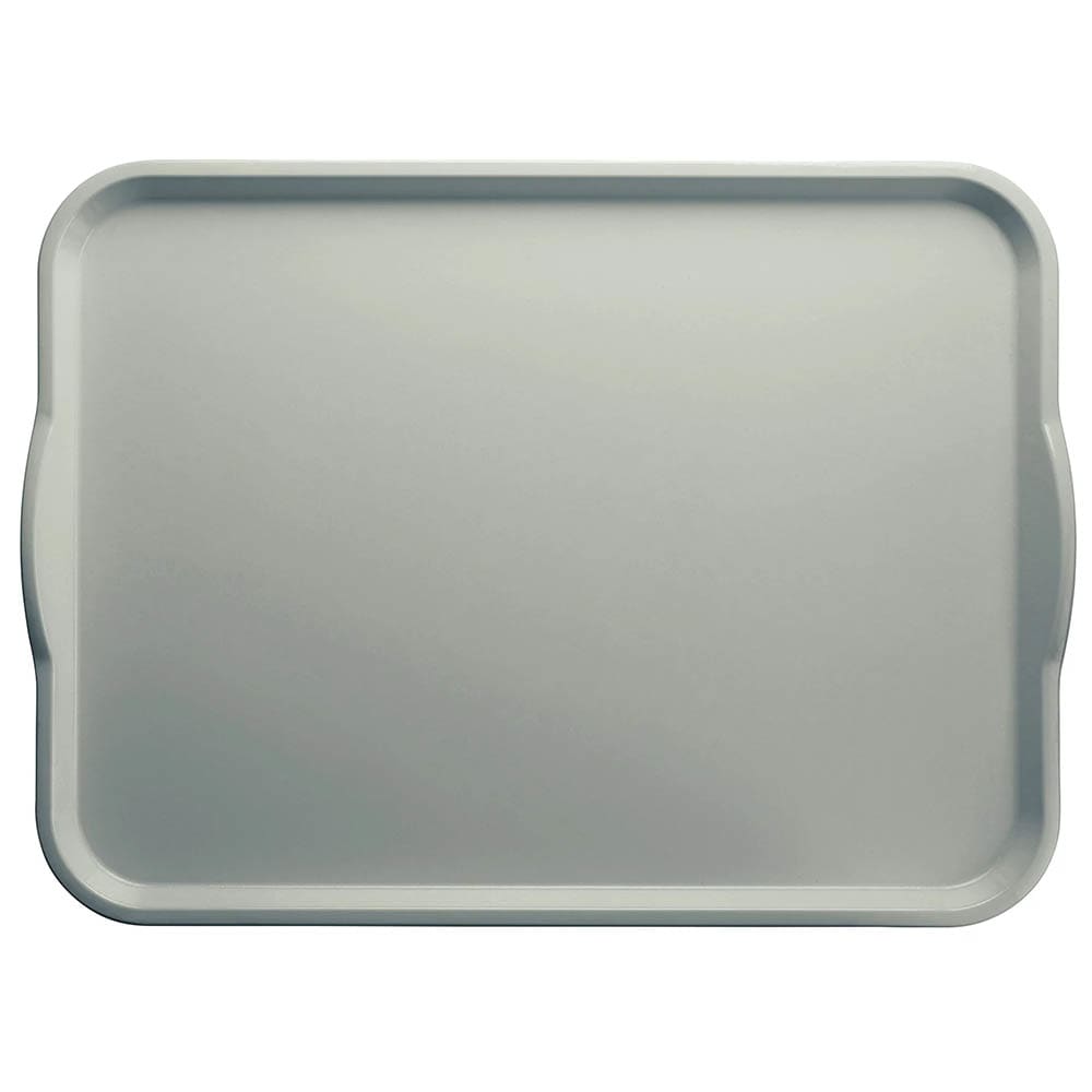 144-1418H107 Rectangular Camtray® Dietary Tray - 14" x 18", Fiberglass, Pearl Gray