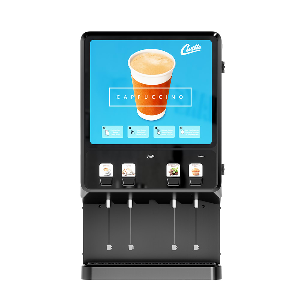 965-PCNG4 Primo Cappuccino™ Cappuccino Machine w/ (2) 5 lb & (2) 10 lb Hoppers & (4) Disp...