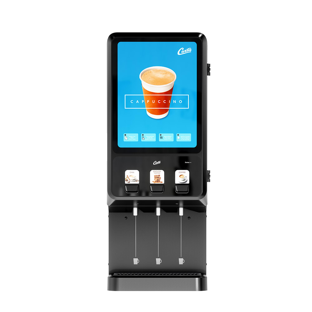 965-PCNG3800 Primo Cappuccino™ Cappuccino Machine w/ (1) 5 lb & (2) 10 lb Hoppers & (3) D...