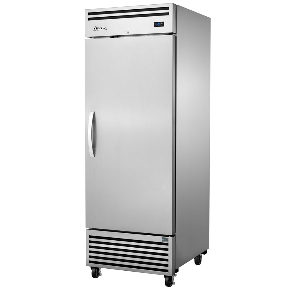 598-TGN1R1S 28 3/4" One Section Reach In Refrigerator, (1) Solid Door, Dual Slides for Full-...