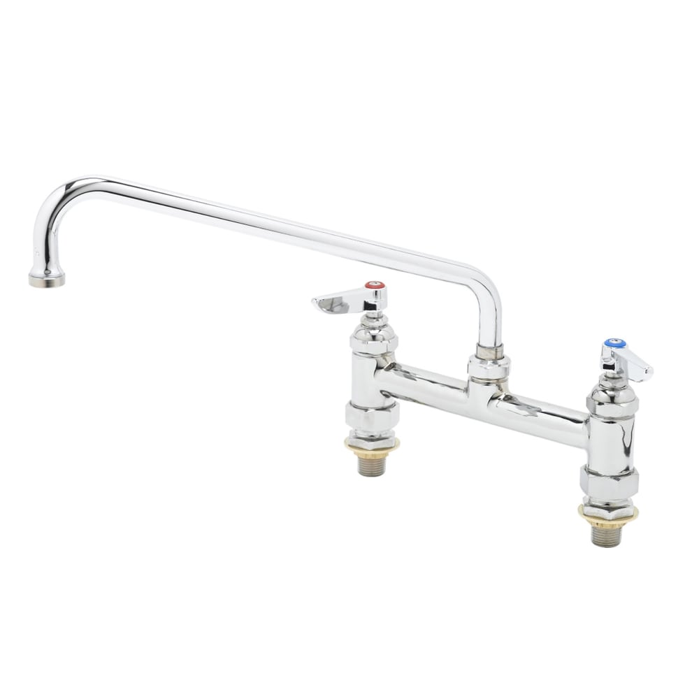 064-B0221CC Deck Mount Mixing Faucet w/ 12" Swing Nozzle