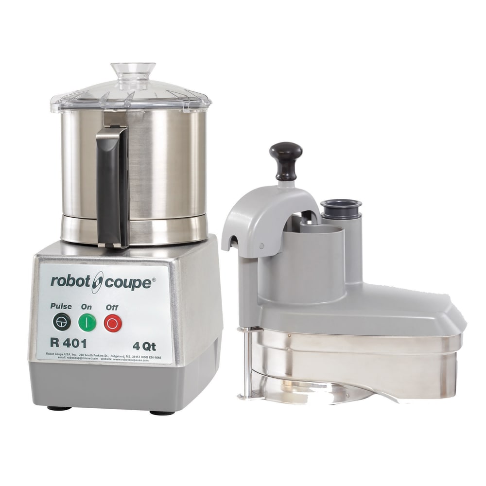126-R401 1 Speed Continuous Feed Food Processor w/ 4 1/2 qt Bowl, 120v