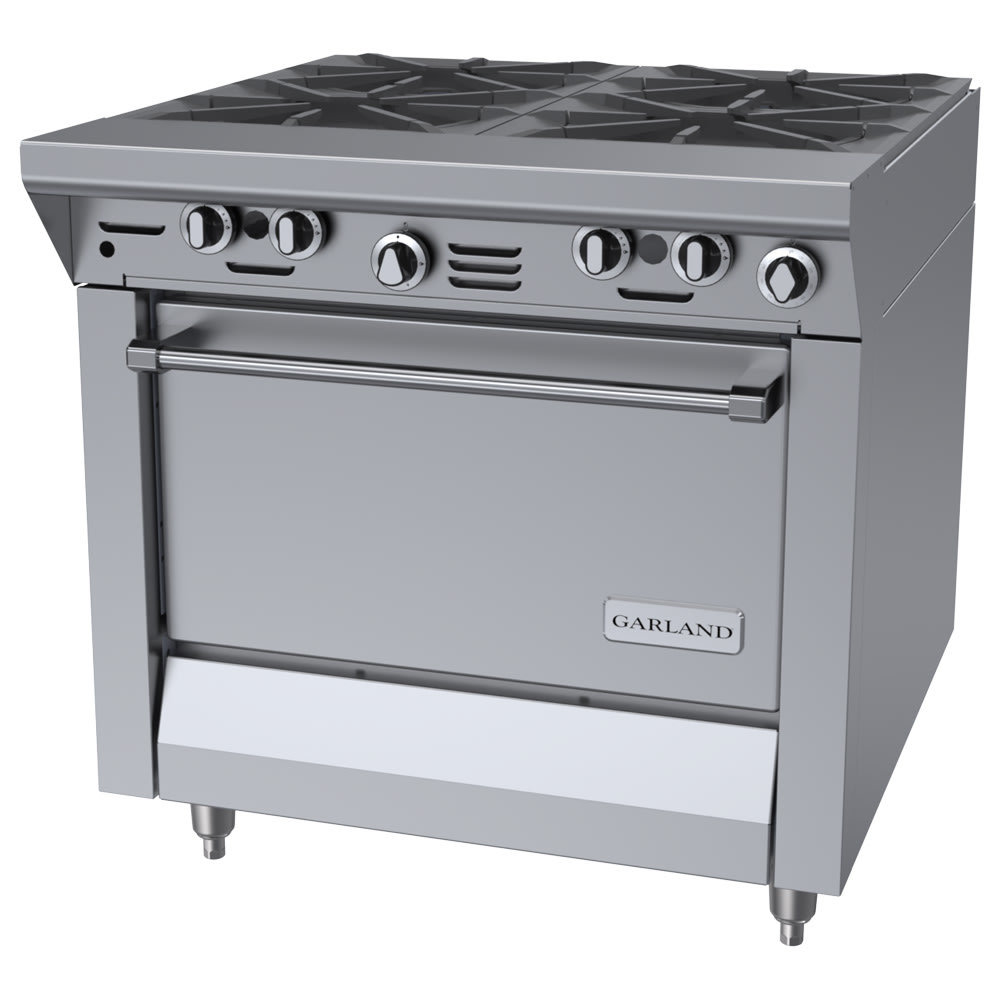 451-M44RLP 34" 4 Burner Gas Range w/ Standard Oven, Liquid Propane