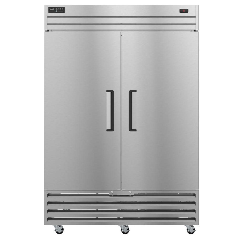 440-VR2AFS 54 5/16" Valiance® Two Section Reach In Refrigerator, (2) Left/Right Hinge Solid...