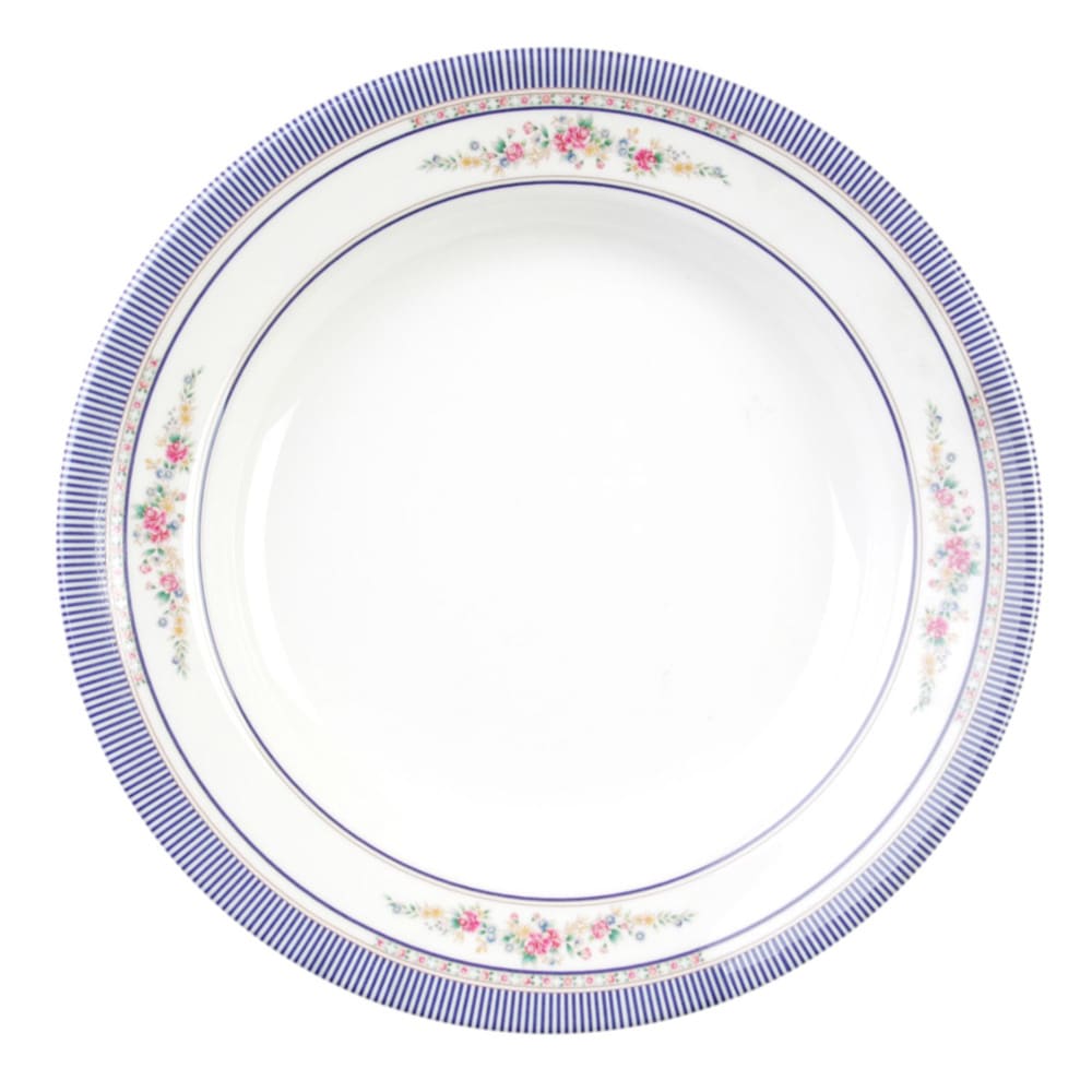 438-1109AR 10 oz Round Melamine Soup Plate, Rose