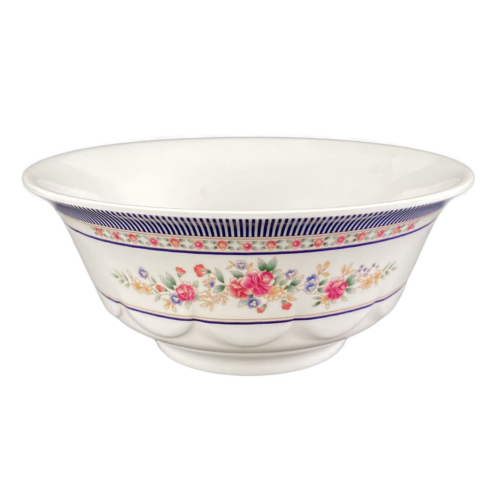 438-5265AR 25 oz Round Scalloped Melamine Bowl, Rose