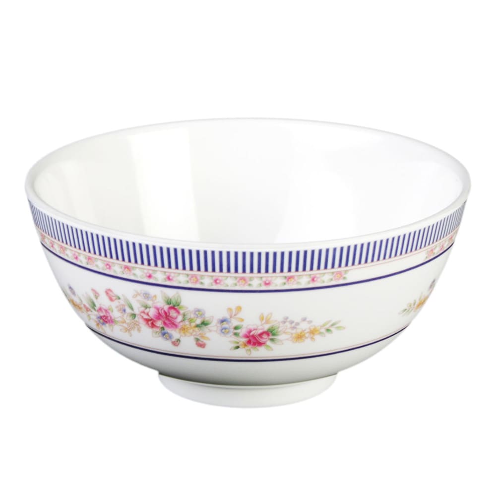 438-3004AR 12 oz Round Melamine Rice Bowl, Rose