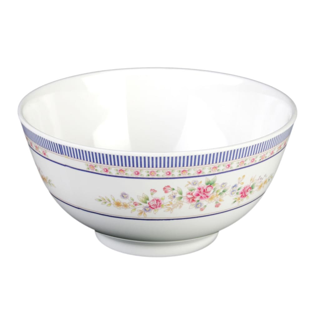 438-5206AR 25 oz Round Melamine Rice Bowl, Rose