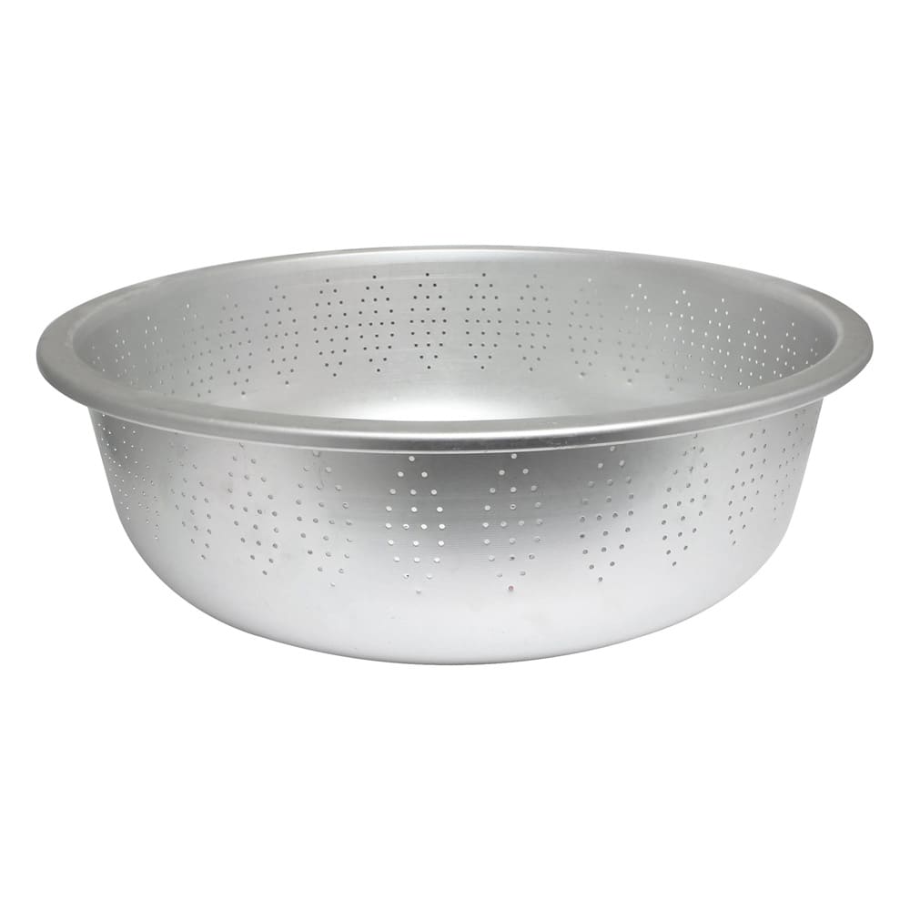 438-ALSB001 19 1/2" Asian Style Colander, Aluminum