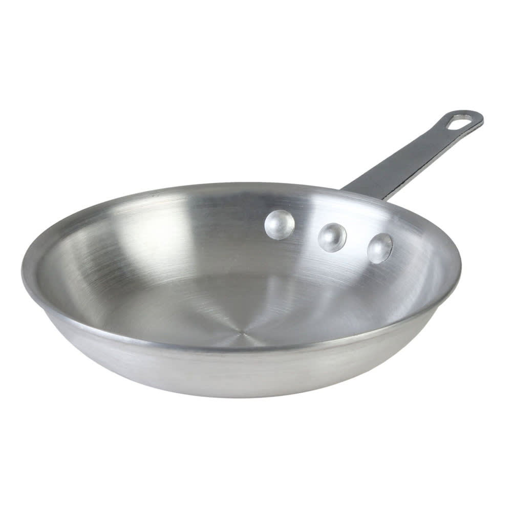 438-ALSKFP001C 7" Aluminum Frying Pan w/ Solid Metal Handle