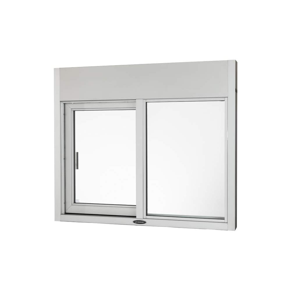 487-SS4035EBL9616CR 48"W x 41"H Clear Aluminum Left-to-Right Electric Drive-Thru Window
