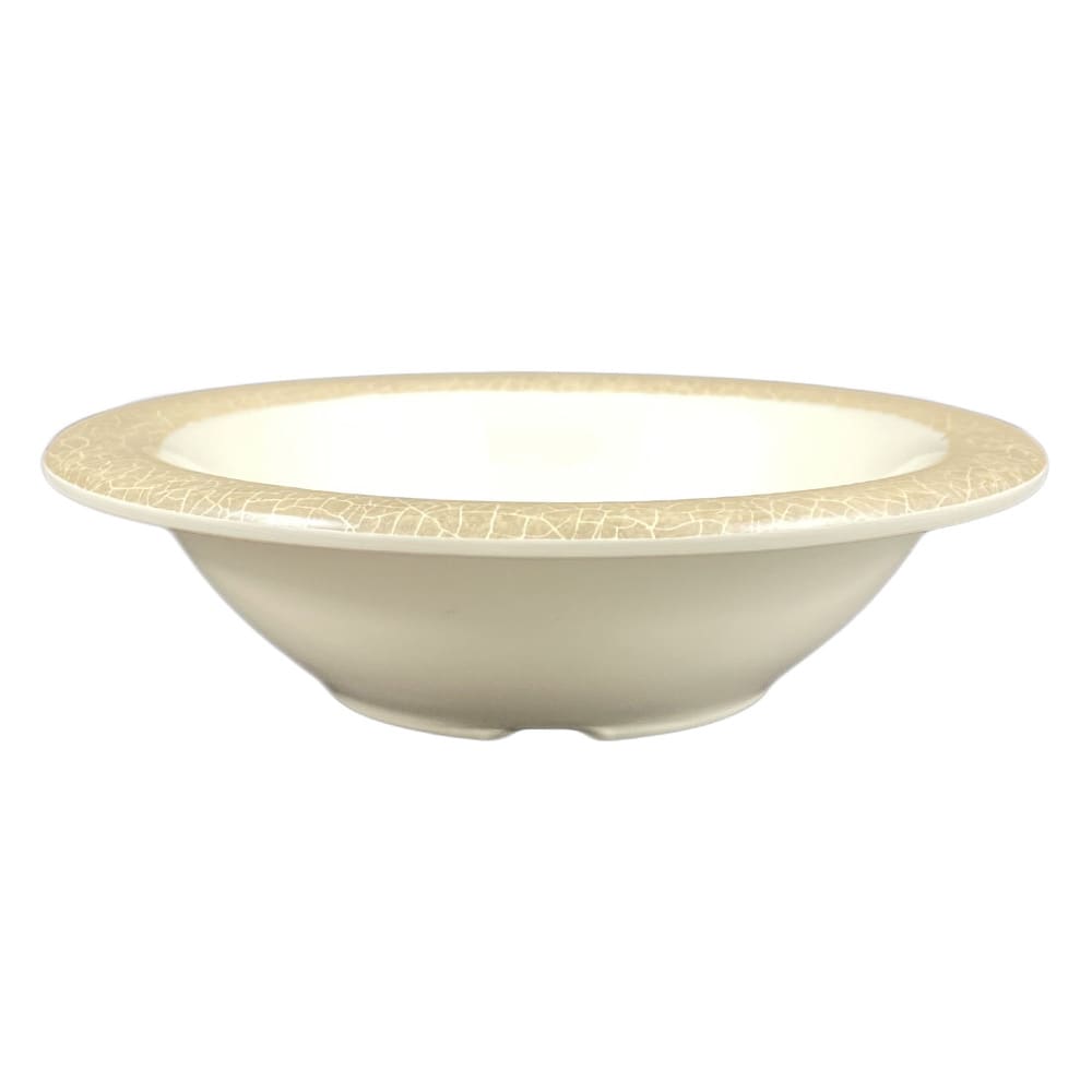 438-DM5044J 4 oz Round Melamine Salad Bowl, Beige
