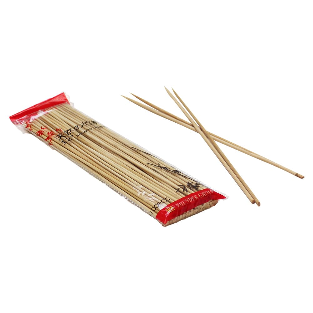 438-BAST012 12" Bamboo Skewer