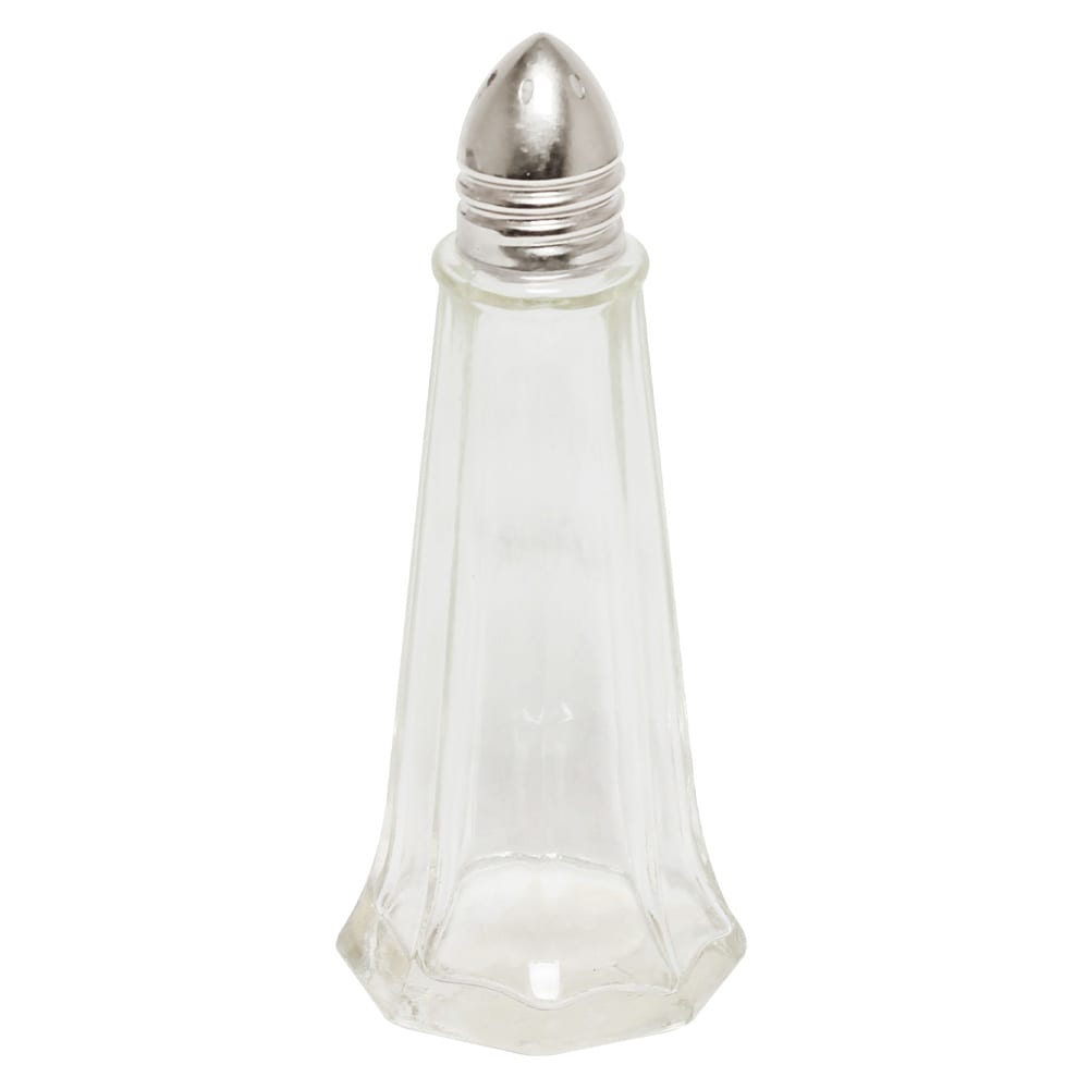 438-GLTWTS001 1 oz Salt/Pepper Shaker - Glass, 4 1/4"H
