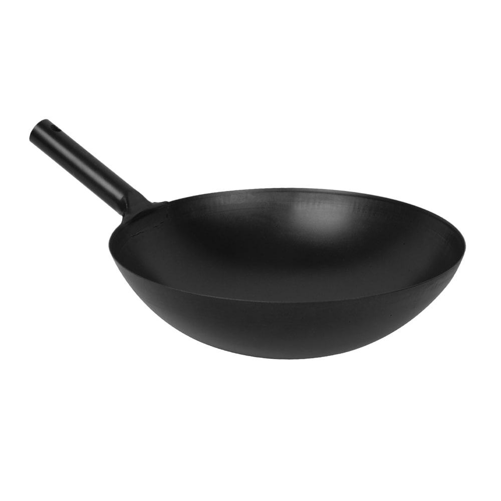 438-IRJWC002 16" Iron Japanese Jin-Ping Wok