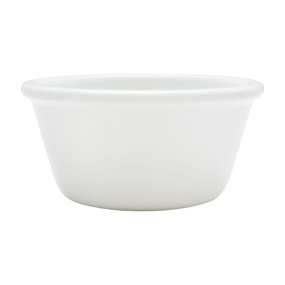 438-ML537W1 3 oz Smooth Melamine Ramekin, White