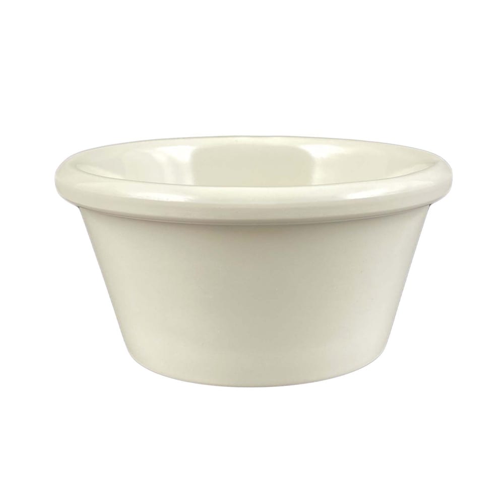 438-ML539B1 6 oz Smooth Melamine Ramekin, Bone