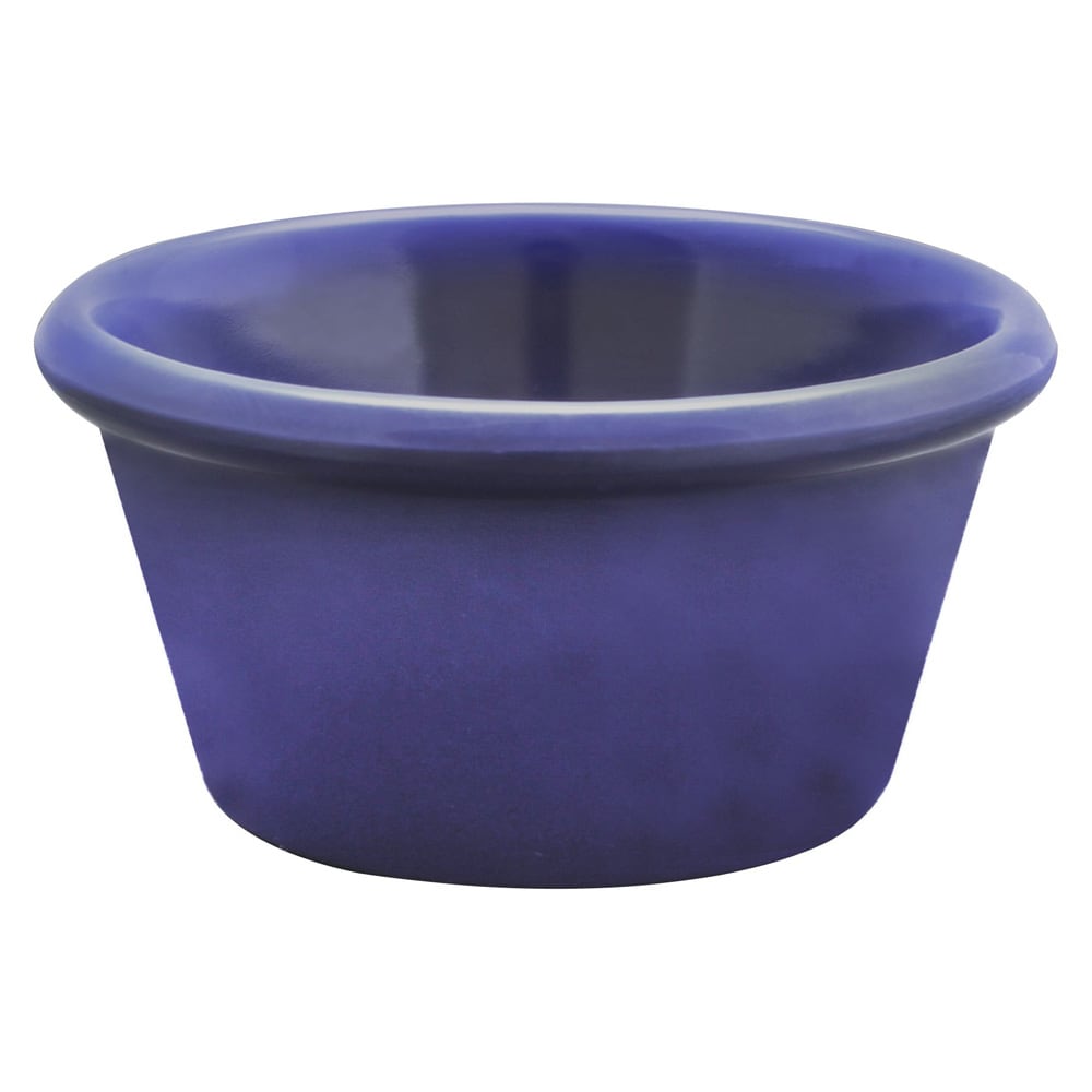 438-ML539CB1 6 oz Smooth Melamine Ramekin, Cobalt Blue