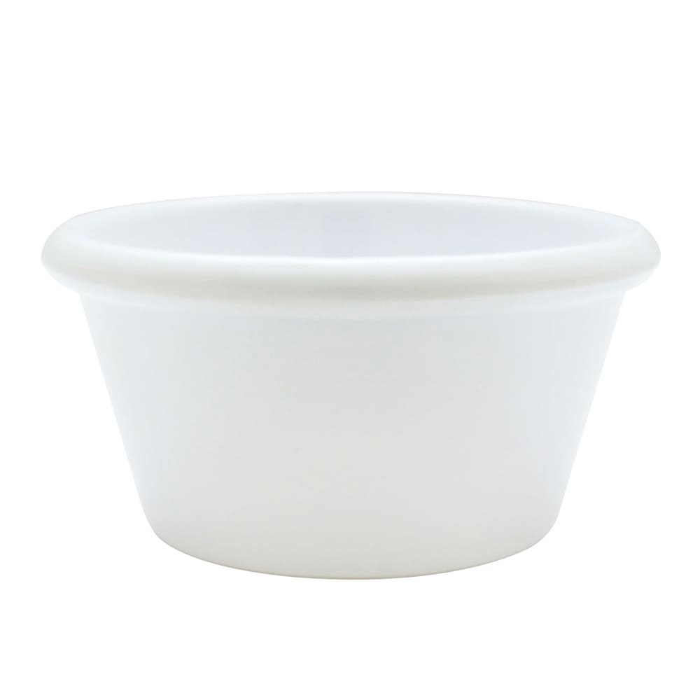 438-ML539W1 6 oz Smooth Melamine Ramekin, White