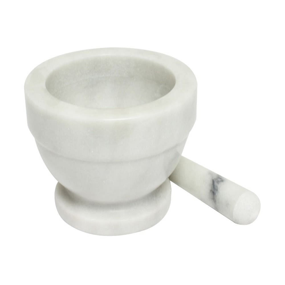 438-MRGR002 5" Mortar and Pestle, Marble