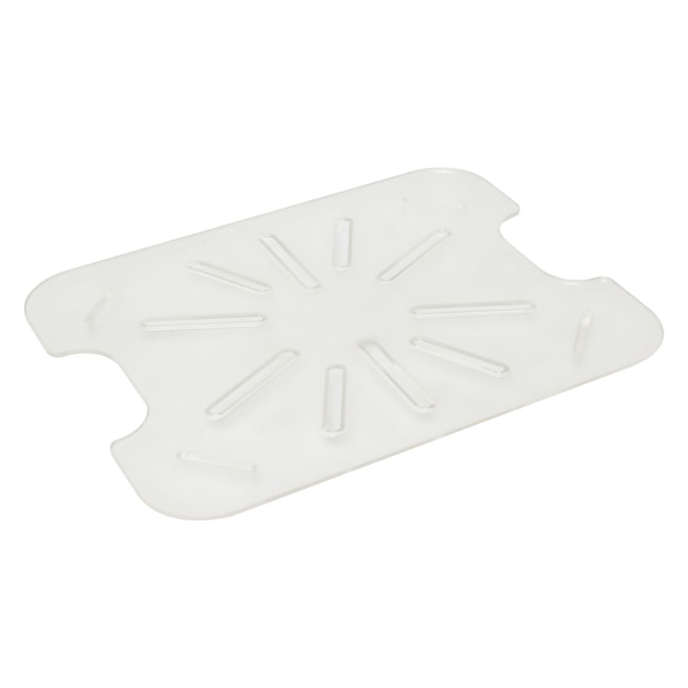 438-PLPA7120DS Half Size Drain Shelf - Polycarbonate, Clear