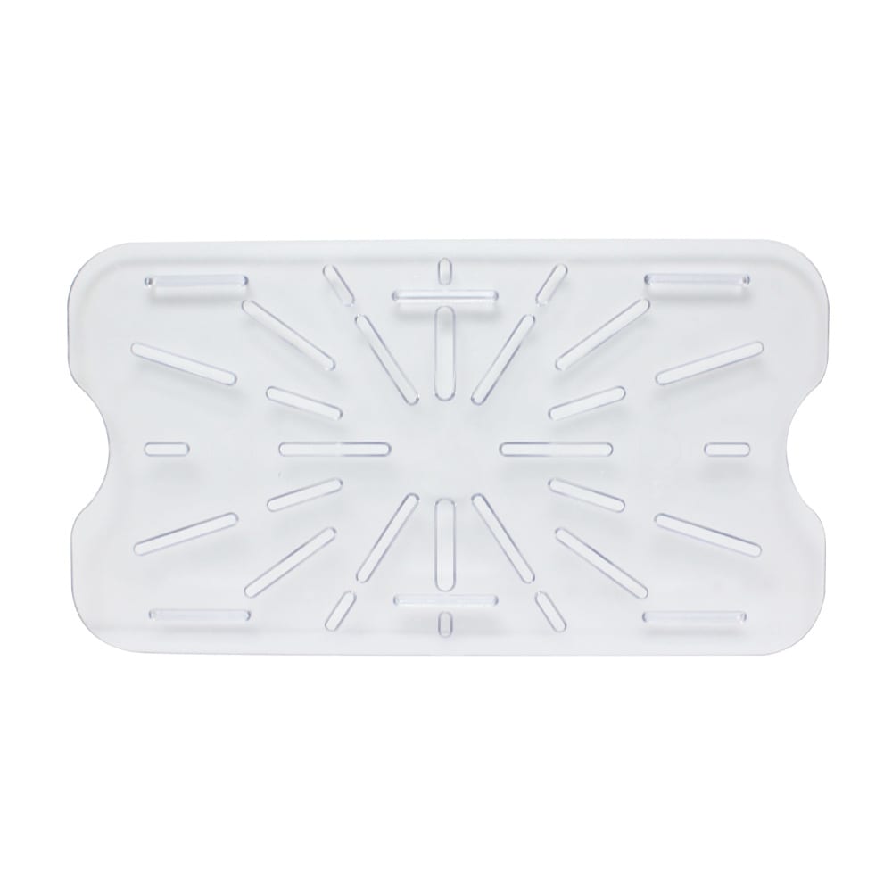 438-PLPA7000DS Full Size Drain Shelf - Polycarbonate, Clear