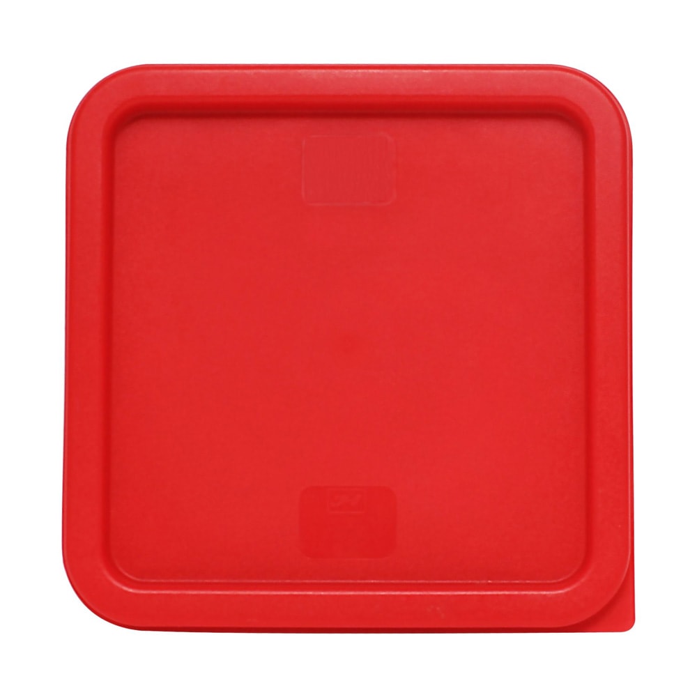 438-PLSFT0608C Cover for 6 qt & 8 qt Food Storage Containers - Plastic, Red