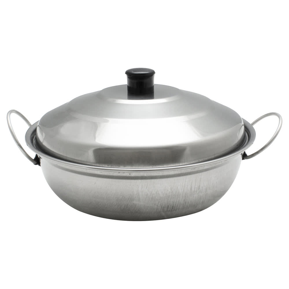 438-SLAL01B 7 1/2" Round Wok Chafer Body/Cover, Stainless Steel