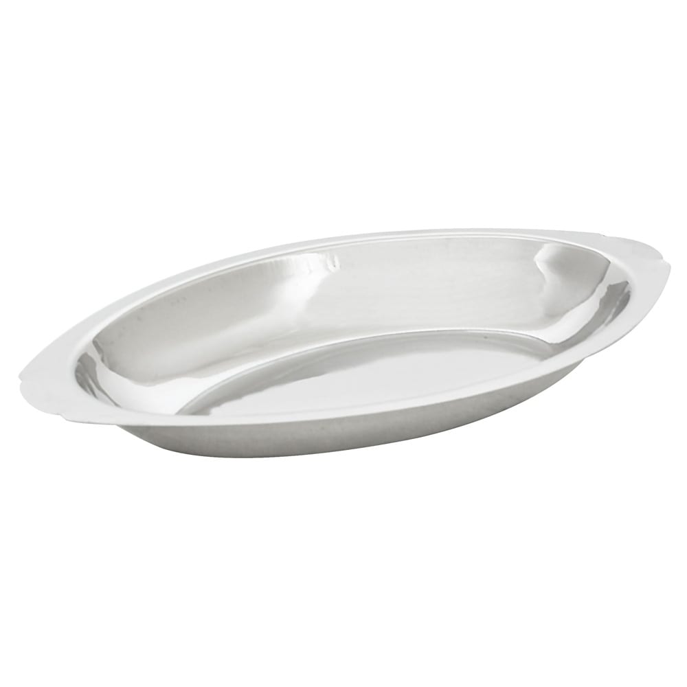 438-SLGT008 8 oz. Oval, Au Gratin Dish, Stainless