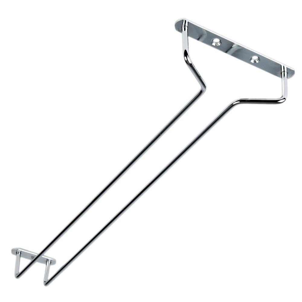 438-SLKGH016C 16" Wire Glass Hanger, Chrome Plated