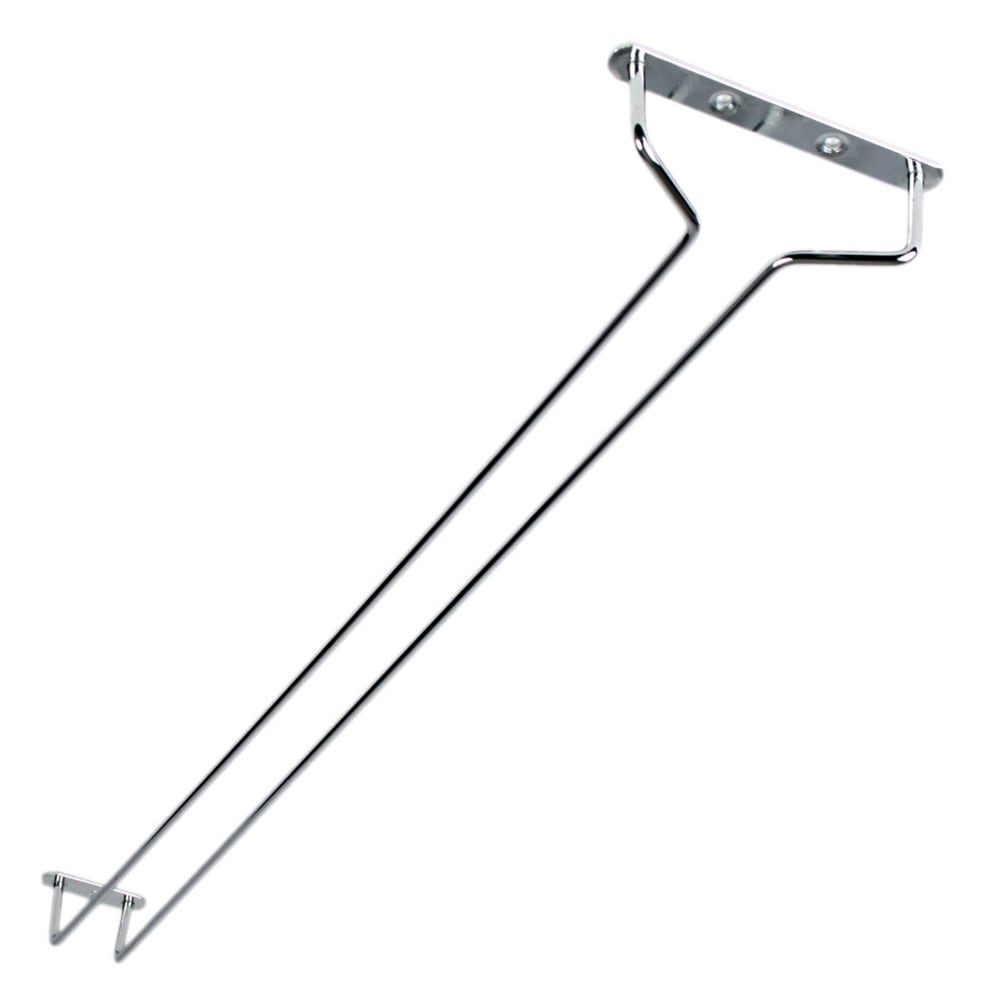 438-SLKGH024C 24" Wire Glass Hanger, Chrome Plated