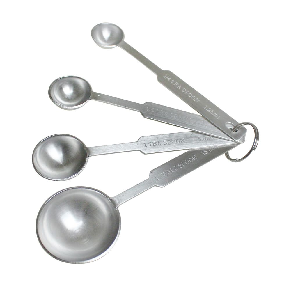 438-SLMC2416 4 Piece Measuring Spoon Set, Stainless