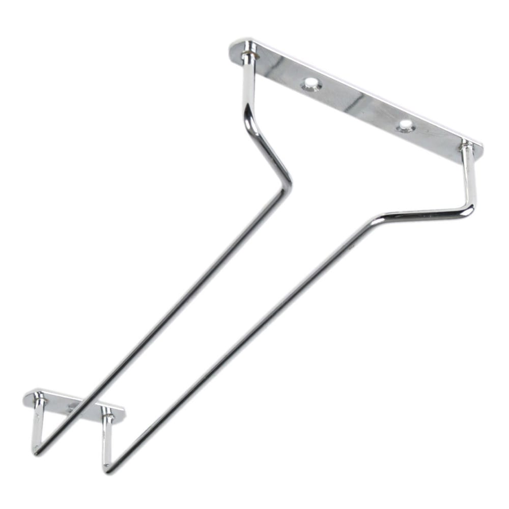 438-SLKGH010C 10" Wire Glass Hanger, Chrome Plated