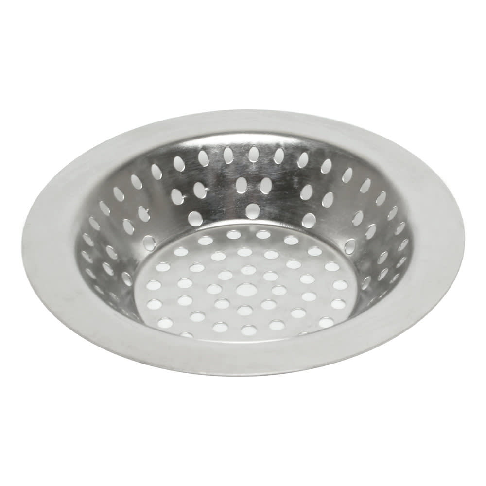 438-SLSN335 3 1/2" Perforated Sink Strainer - Stainless Steel