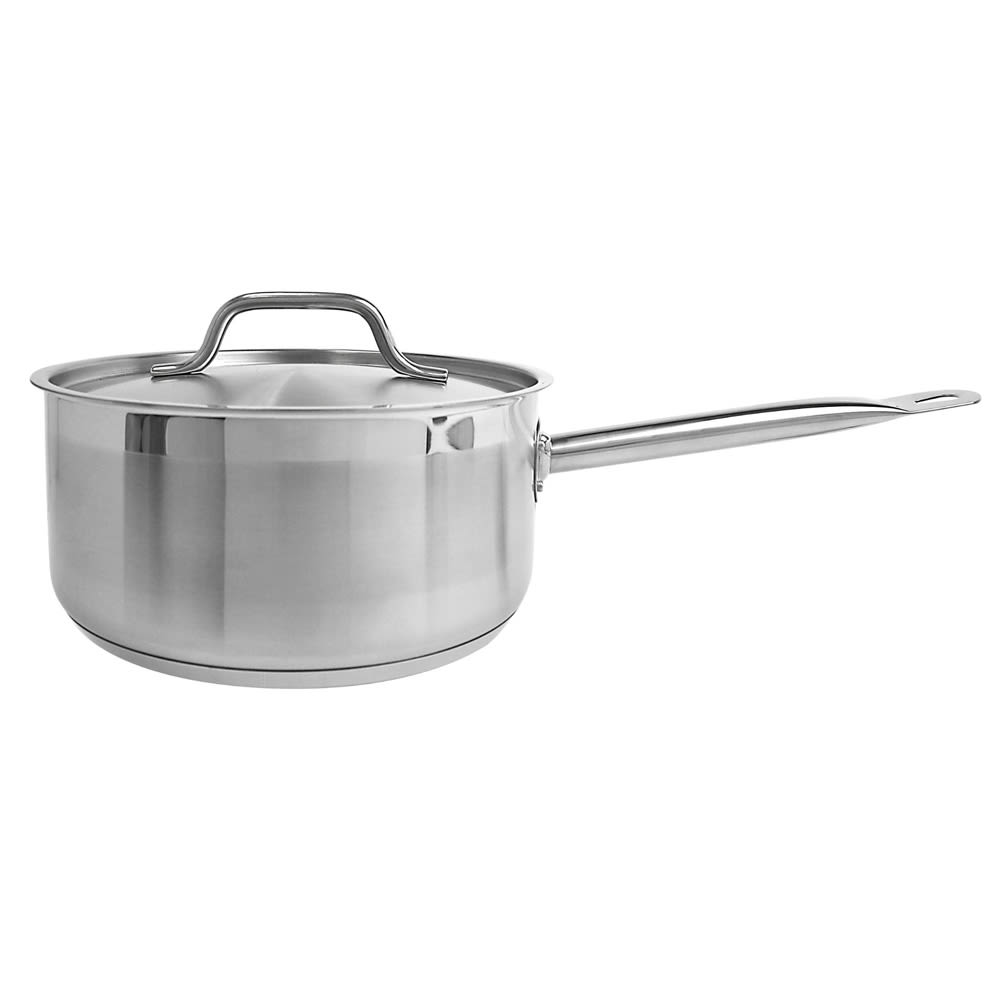 438-SLSSP060 6 qt Stainless Steel Saucepan w/ Hollow Metal Handle