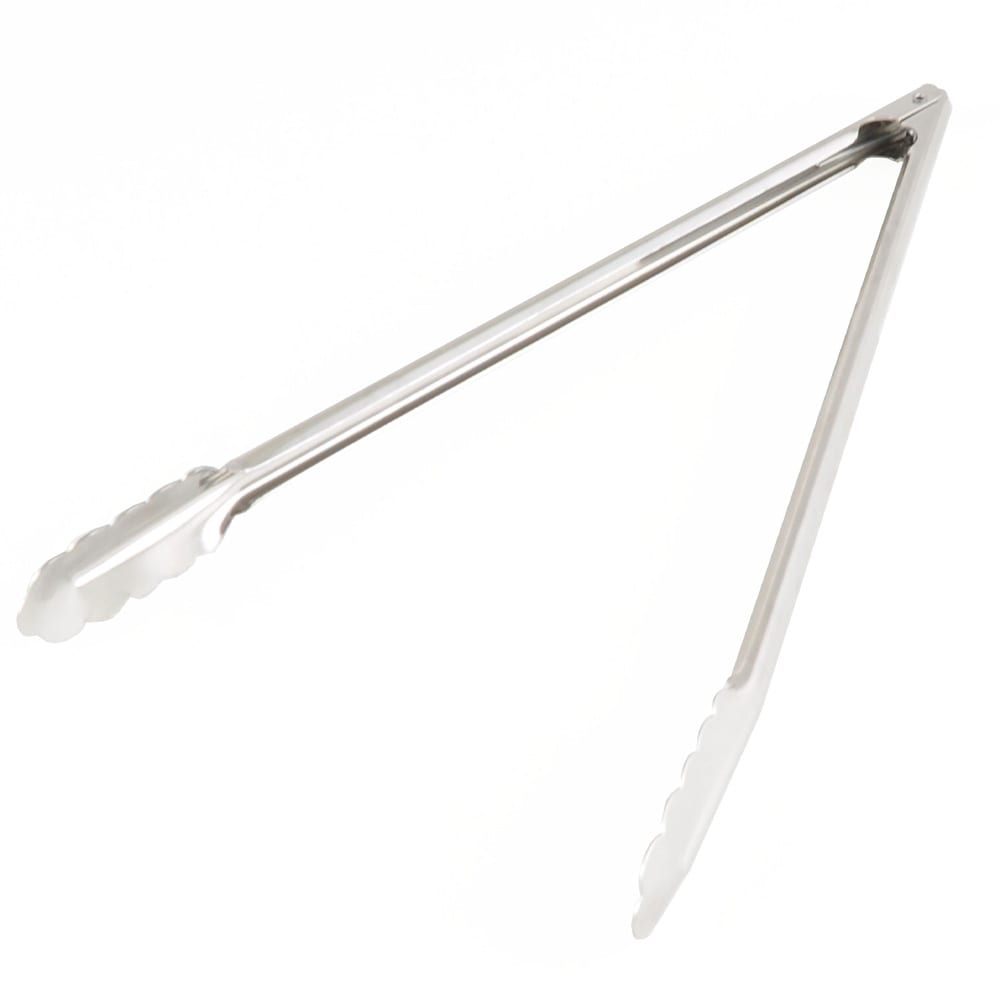 438-SLTHUT012 12"L Stainless Utility Tongs