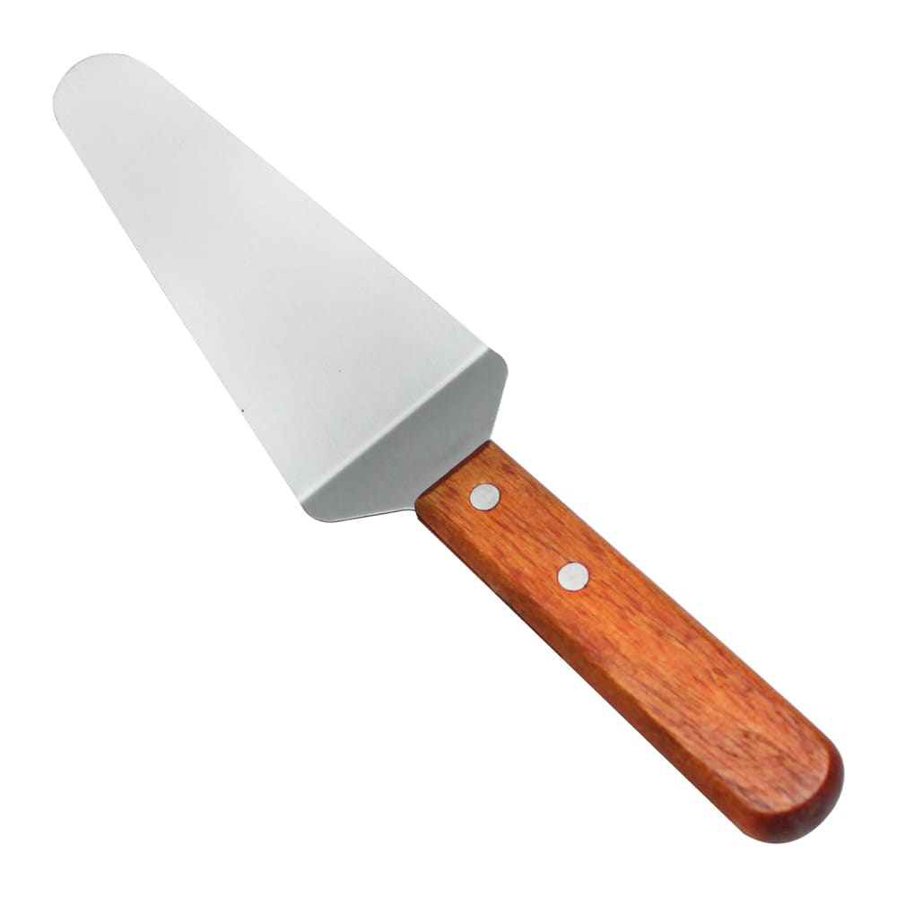 438-SLTWPS006 Pizza Server w/ 2 1/2" x 5" Blade & Wood Handle, Stainless Steel