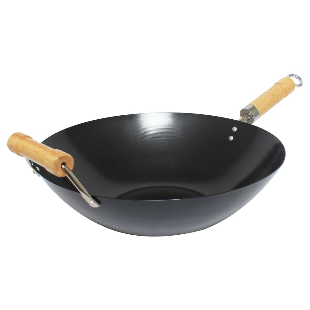 438-TF002 14" Carbon Steel Wok