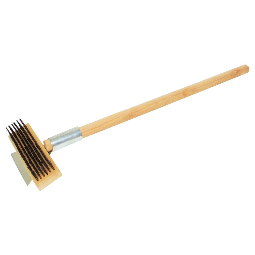 438-WDBS027H 27" Heavy Duty Wire Brush w/ Scraper