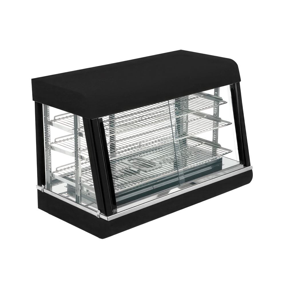 122-HDC36 35 1/2" Self Service Countertop Heated Display Case - (3) Shelves, 120v