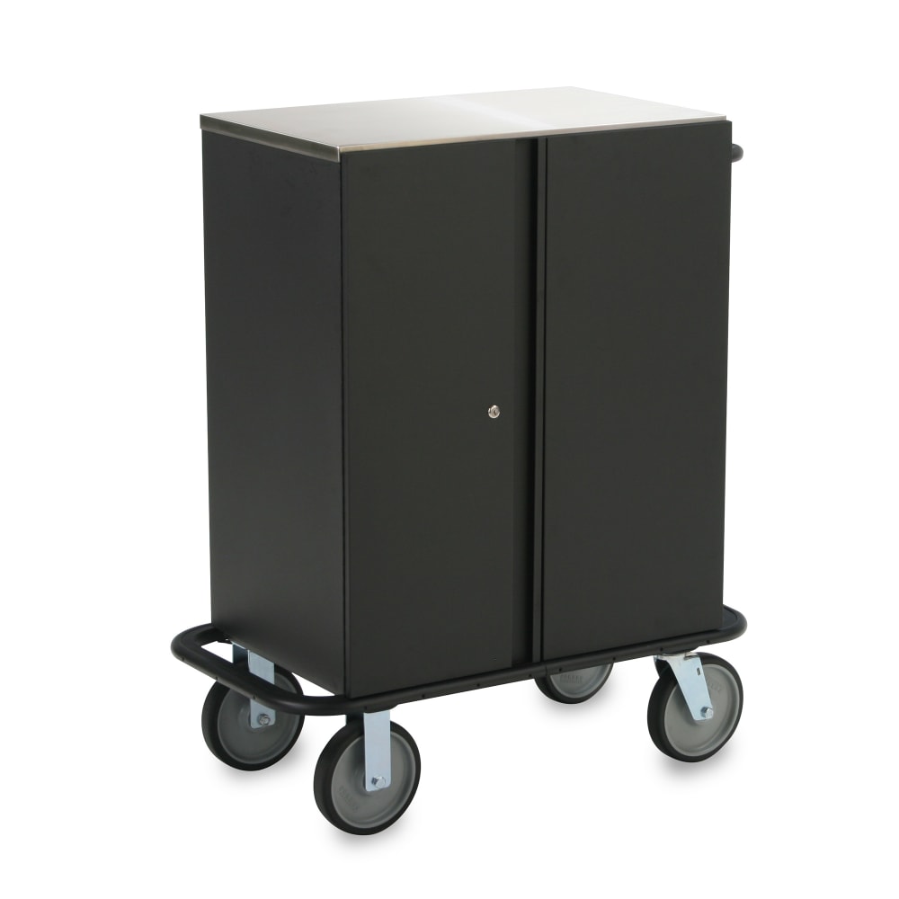 650-4410 Liquor Transfer Cart w/ (2) Doors & (3) Shelves - 39"L x 22"W x 47"H,...