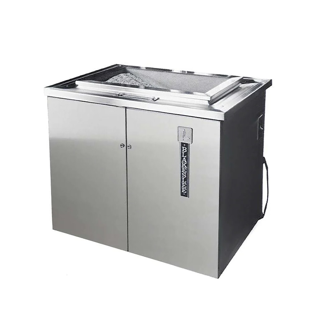 156-BB1224 Floor Model Cutlery Burnisher System - (3,000) Pieces of Cutlery/hr, 115v