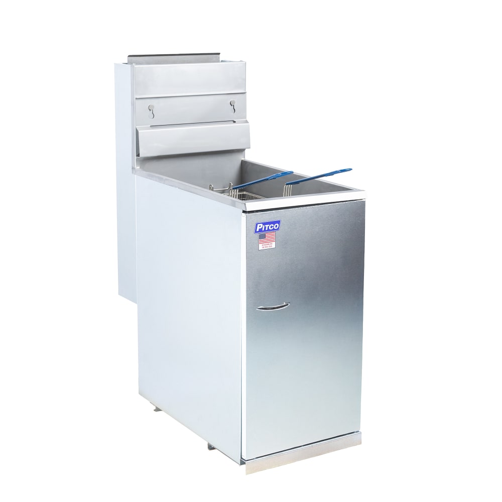 169-40DNG Gas Fryer - (1) 45 lb Vat, Floor Model, Natural Gas