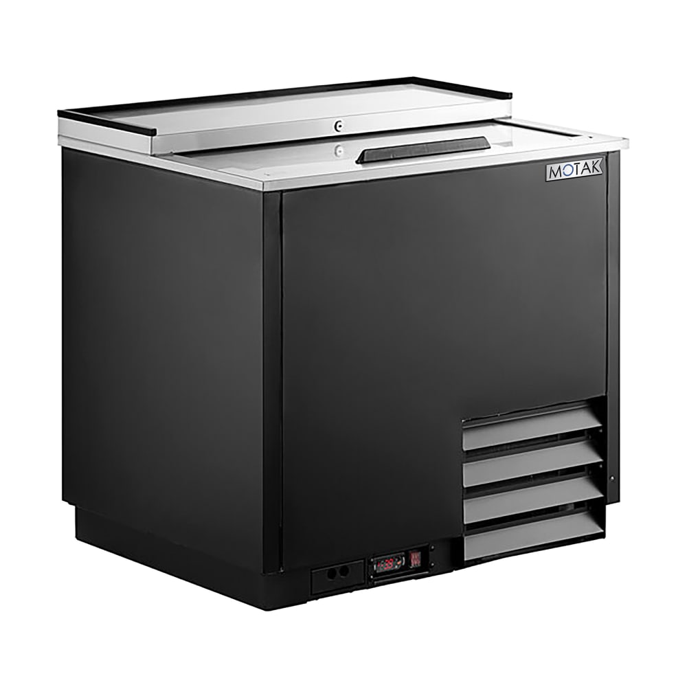999-MRGF2 1 Section Glass Chiller w/ 165 Mug Capacity - Black, 115v