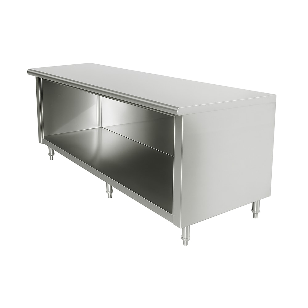 009-EBSS247 84" Dish Cabinet w/ Open Base, 24"D